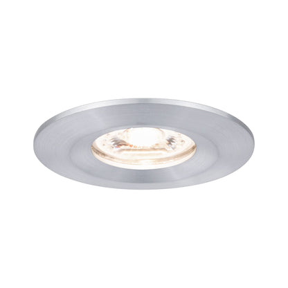 Paulmann EBL Nova mini Coin rund starr IP44 LED 1x4W 310lm Alu gedreht/Alu