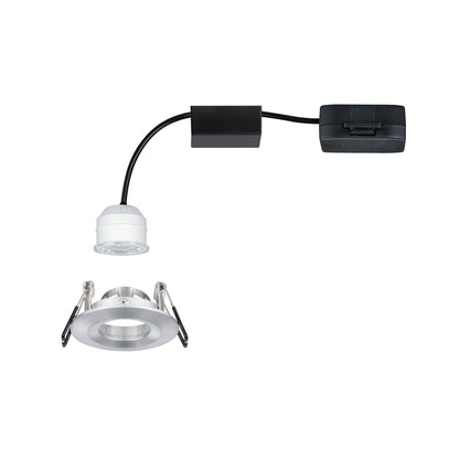 Paulmann EBL Nova mini Coin rund starr IP44 LED 1x4W 310lm Alu gedreht/Alu