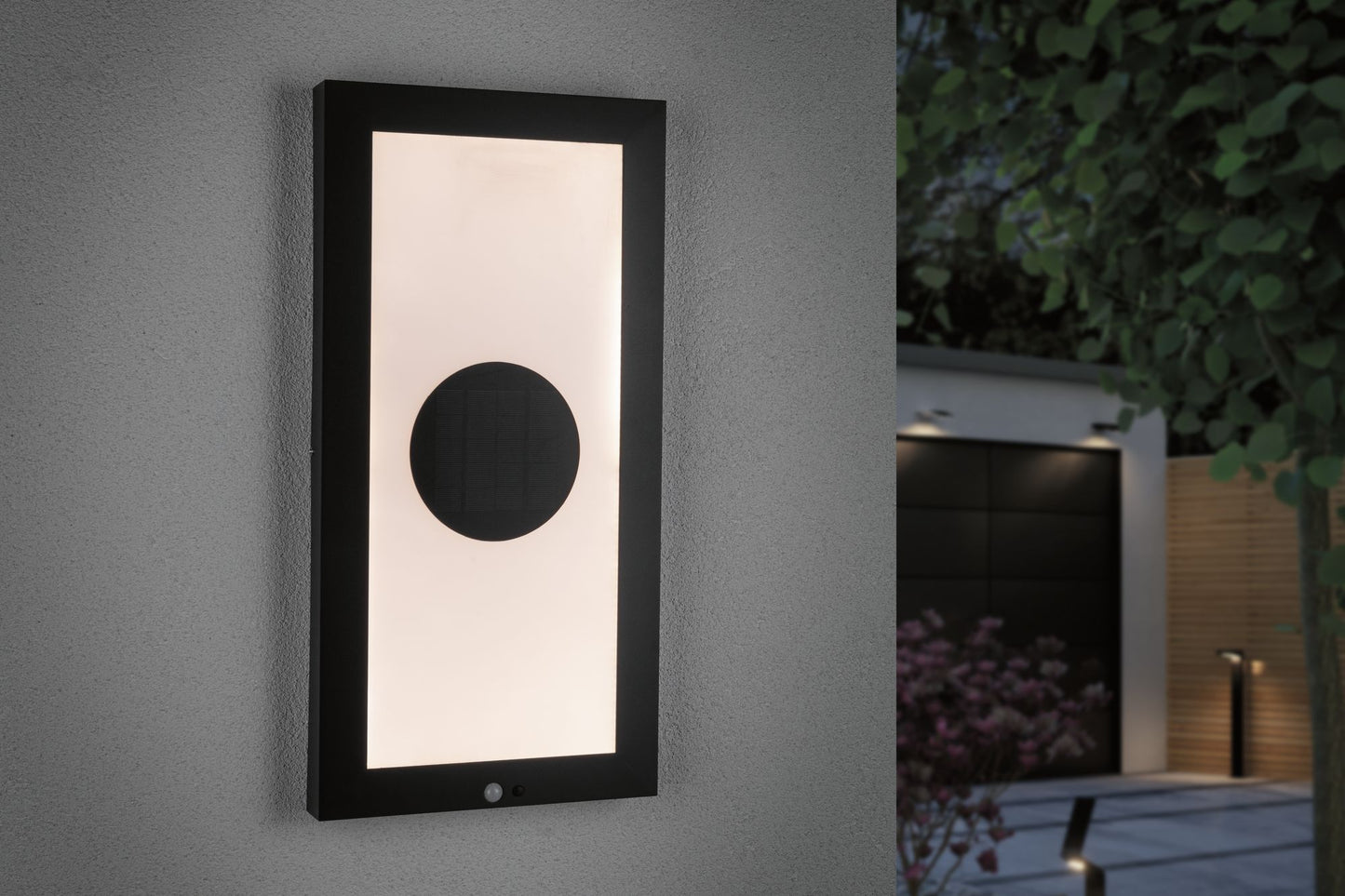 Paulmann Outdoor Solar Panel Taija IP44 300*600 3000K 200lm Bewegungsmelder Anthrazit