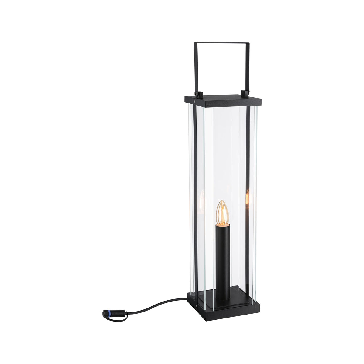 Paulmann Outdoor  Plug&Shine classic lantern 56 IP44 24V 56cm E14 1900K Anthrazit