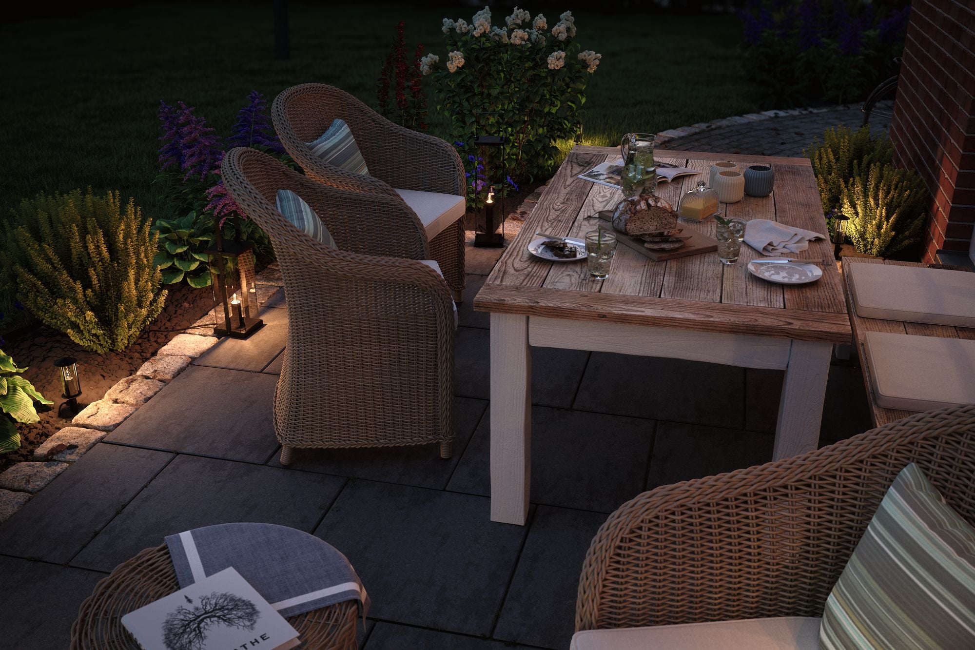 Paulmann Outdoor  Plug&Shine classic lantern 56 IP44 24V 56cm E14 1900K Anthrazit
