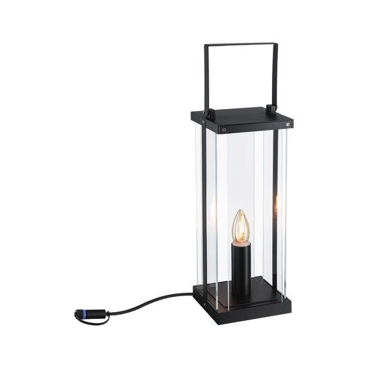 Paulmann Outdoor  Plug&Shine classic lantern 40 IP44 24V 40cm E14 1900K Anthrazit