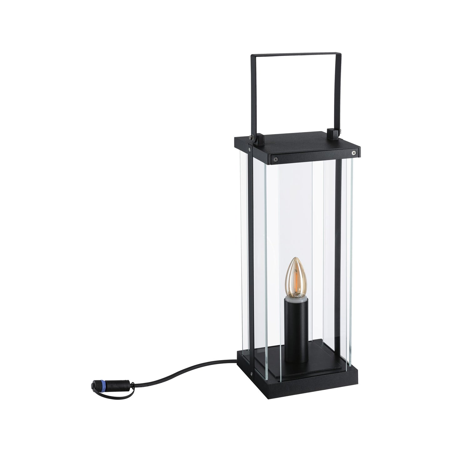 Paulmann Outdoor  Plug&Shine classic lantern 40 IP44 24V 40cm E14 1900K Anthrazit