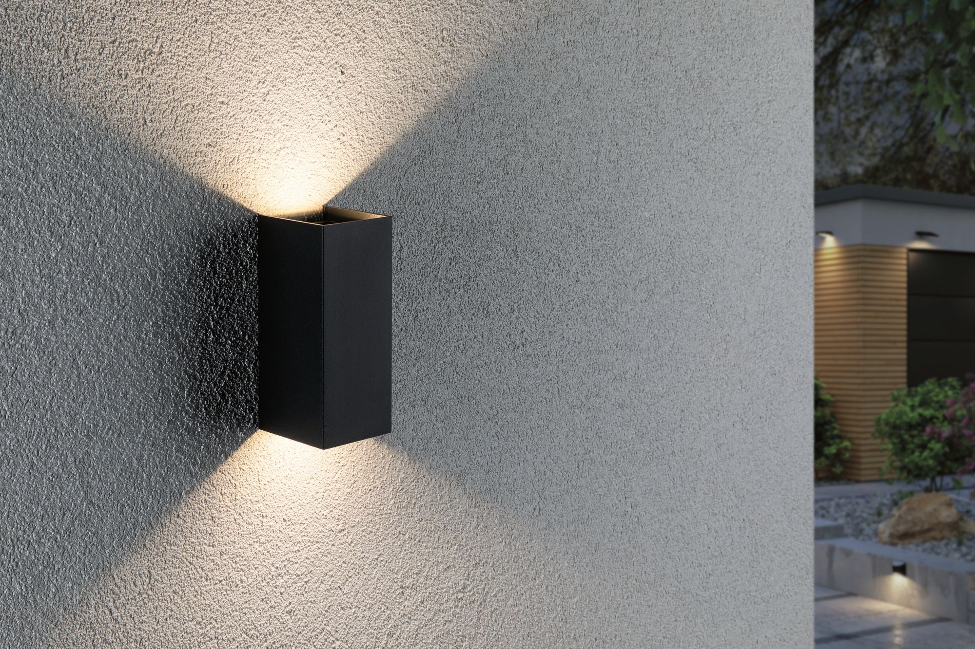 Paulmann Outdoor 230V ABL Flame 2x3W IP65 3000K Alu Dark Grey