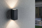 Paulmann Outdoor 230V ABL Flame 2x3W IP54 3000K Alu Dark Grey