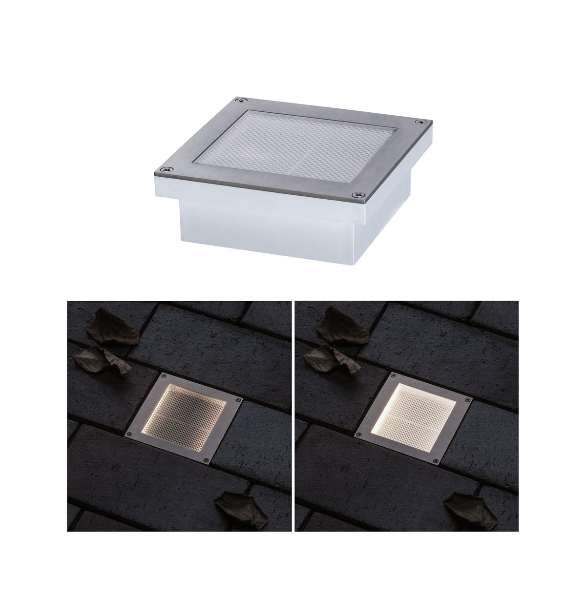 Paulmann Outdoor 230V BodenEBL Brick IP68 mit Bewegungsmelder 100x100