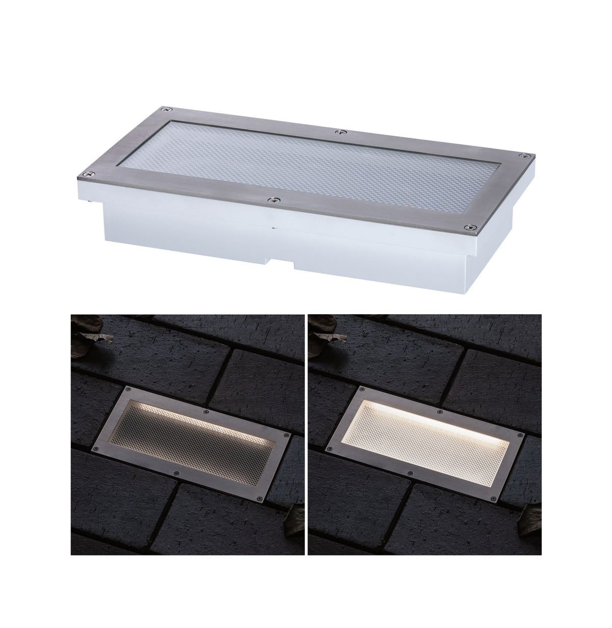 Paulmann Outdoor 230V BodenEBL Brick IP68 mit Bewegungsmelder 200x100