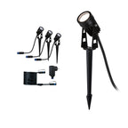 Paulmann Plug & Shine Basisset Spotleuchte IP65 2W Warmweiß inkl. Kabel, Trafo und Spot