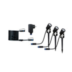 Paulmann Plug & Shine Basisset Spotleuchte IP65 2W Warmweiß inkl. Kabel, Trafo und Spot