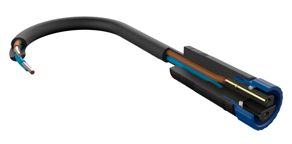 Paulmann Plug & Shine Basisset Spotleuchte IP65 2W Warmweiß inkl. Kabel, Trafo und Spot