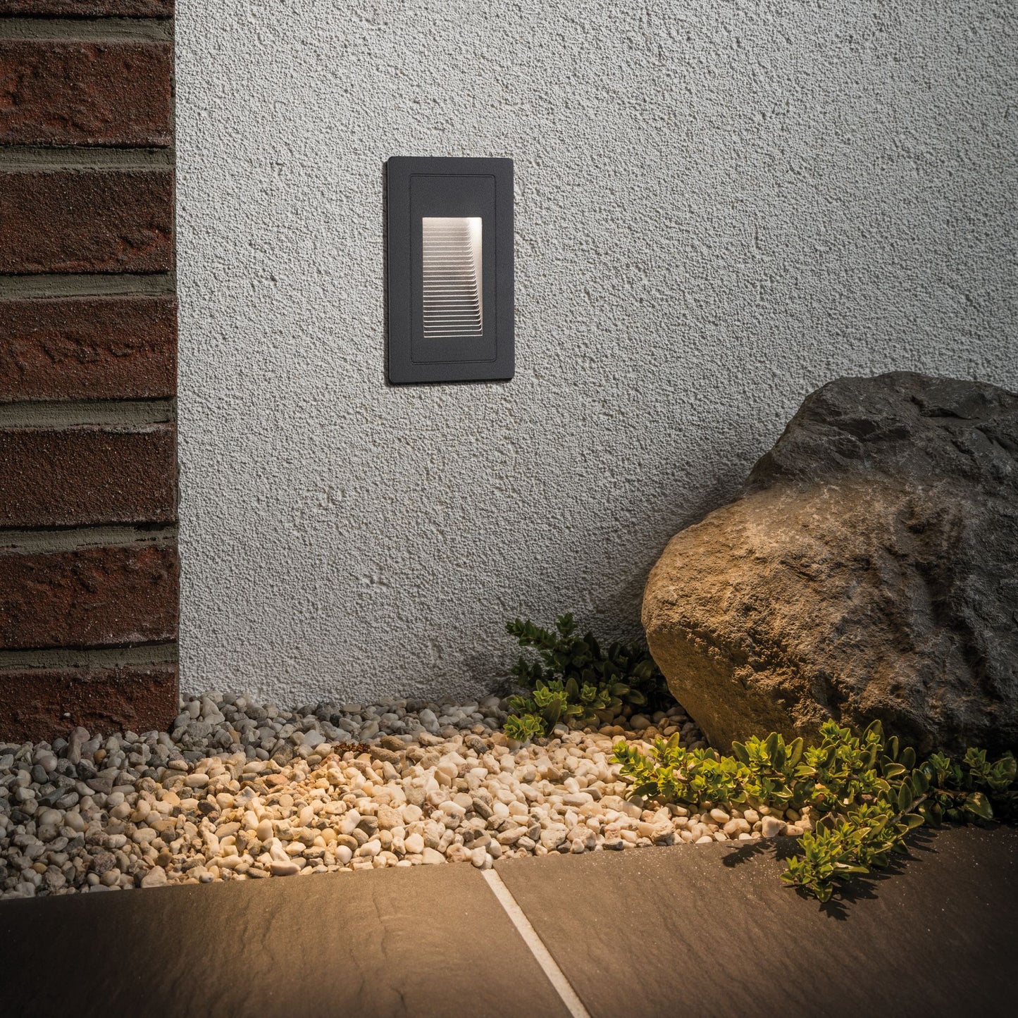Paulmann Outdoor 230V Wand EBL High 2W IP65 3000K 105x60 Aluminium