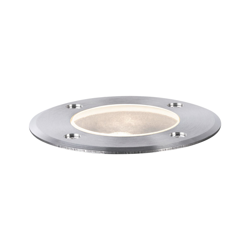 Paulmann Outdoor 230V EBL Floor GU10 IP65 rund D105mm Edelstahl ohne LM