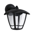 Paulmann Outdoor 230V Wandleuchte Classic curved IP44 E27 Klarglas/Schwarz ohne LM