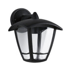 Paulmann Outdoor 230V Wandleuchte Classic curved IP44 E27 Klarglas/Schwarz ohne LM