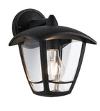 Paulmann Outdoor 230V Wandleuchte Classic curved IP44 E27 Klarglas/Schwarz ohne LM