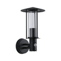 Paulmann Outdoor 230V Wandleuchte Classic Sensor IP44 E27 Metall/Glas Dark Grey