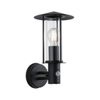 Paulmann Outdoor 230V Wandleuchte Classic Sensor IP44 E27 Metall/Glas Dark Grey