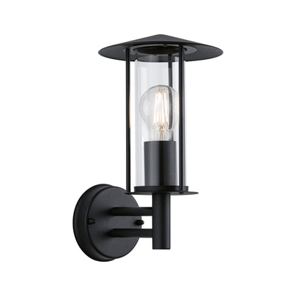 Paulmann Outdoor 230V Wandleuchte Classic IP44 E27 Metall/Glas Dark Grey