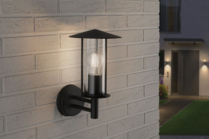 Paulmann Outdoor 230V Wandleuchte Classic IP44 E27 Metall/Glas Dark Grey