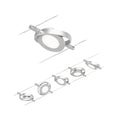 Paulmann Seilsystem Set RoundMac Chrom matt#Chrom max. 5x4,5W ohne Leuchtmittel DC