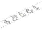 Paulmann Seilsystem Set RoundMac Chrom matt#Chrom max. 5x4,5W ohne Leuchtmittel DC