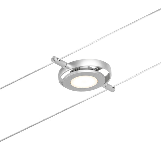 Paulmann Seilsystem Spot RoundMac Chrom matt#Chrom max. 1x4,5W ohne Leuchtmittel DC