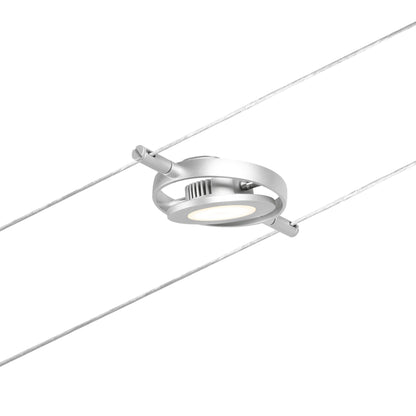 Paulmann Seilsystem Spot RoundMac Chrom matt#Chrom max. 1x4,5W ohne Leuchtmittel DC