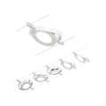 Paulmann Seilsystem Set RoundMac Weiß#Chrom max. 5x4,5W 5 Spots DC