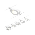 Paulmann Seilsystem Set RoundMac Weiß#Chrom max. 5x4,5W 5 Spots DC