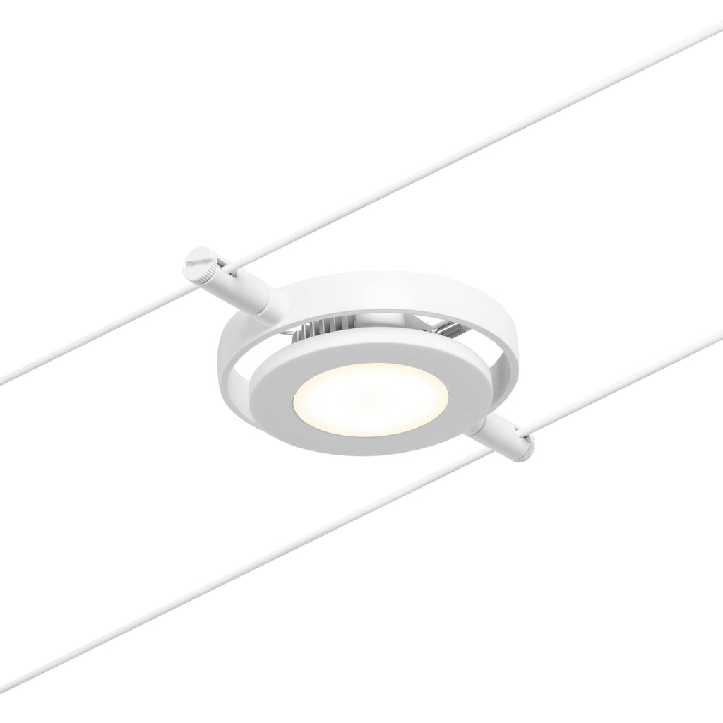 Paulmann Seilsystem Set RoundMac Weiß#Chrom max. 5x4,5W 5 Spots DC