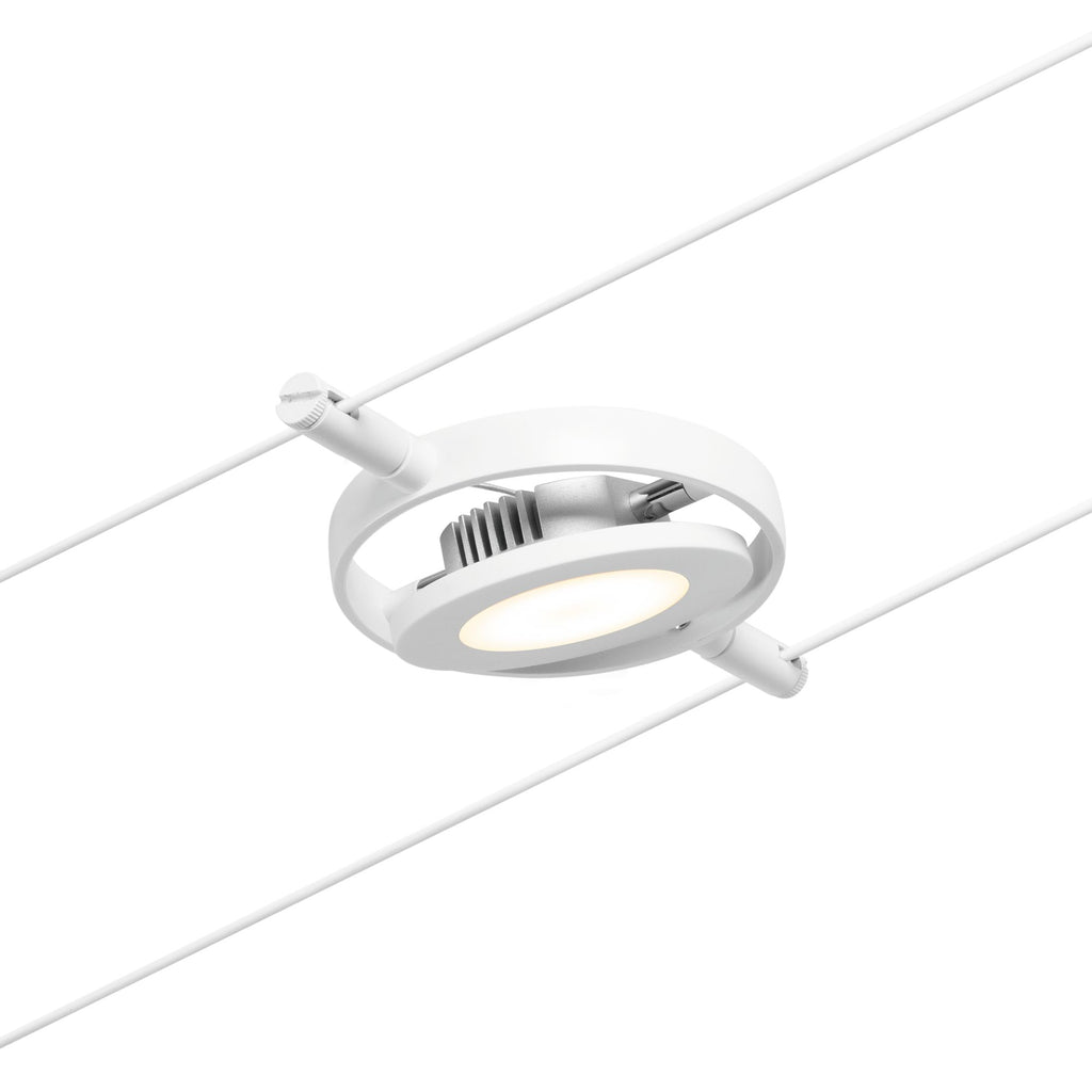 Paulmann Seilsystem Set RoundMac Weiß#Chrom max. 5x4,5W 5 Spots DC