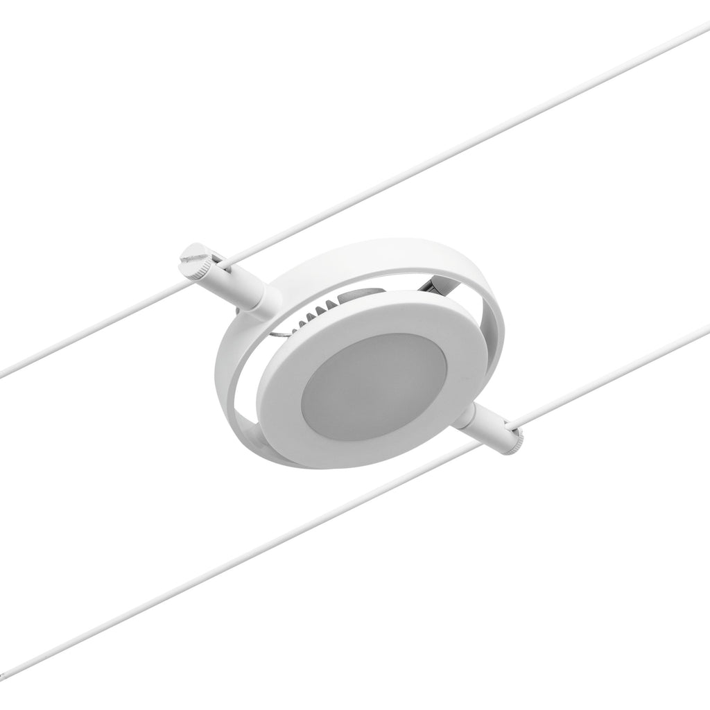 Paulmann Seilsystem Set RoundMac Weiß#Chrom max. 5x4,5W 5 Spots DC