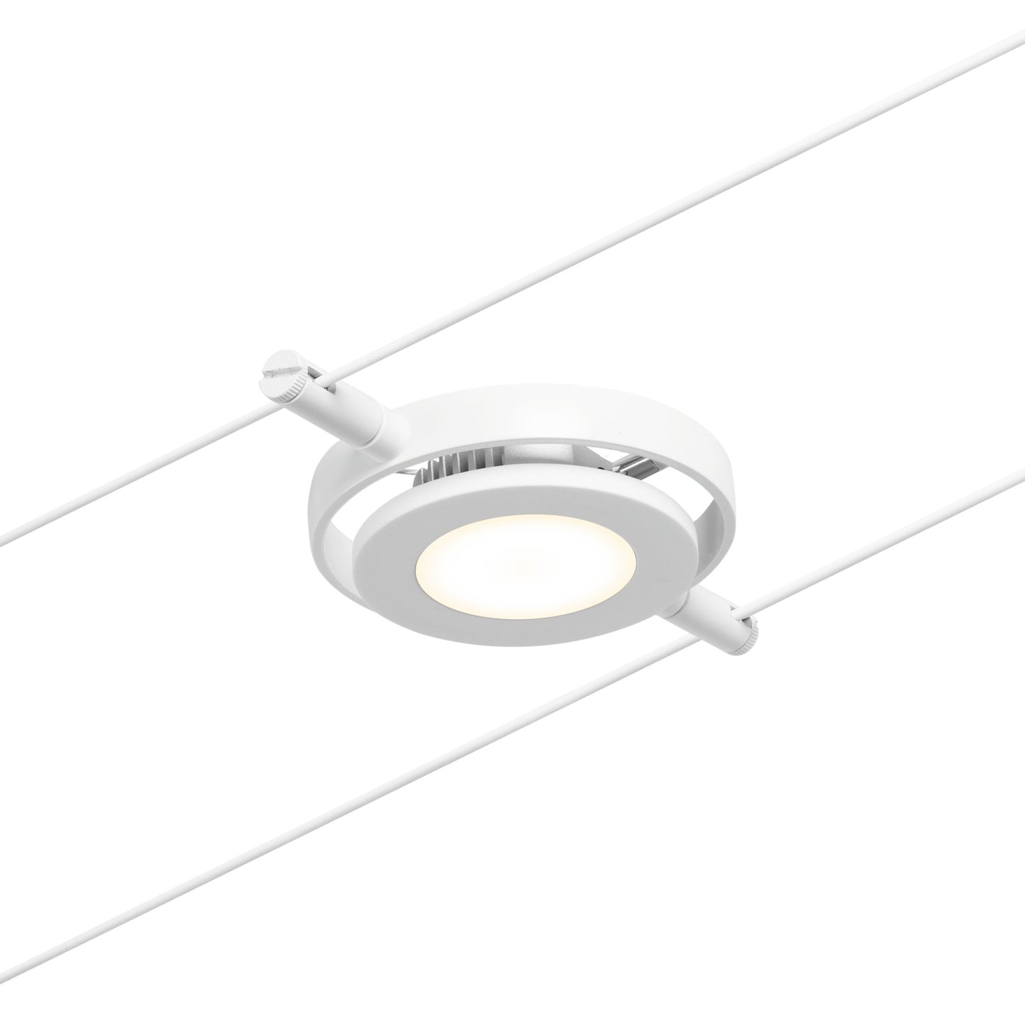 Paulmann Seilsystem Spot RoundMac Weiß#Chrom max. 1x4,5W ohne Leuchtmittel DC