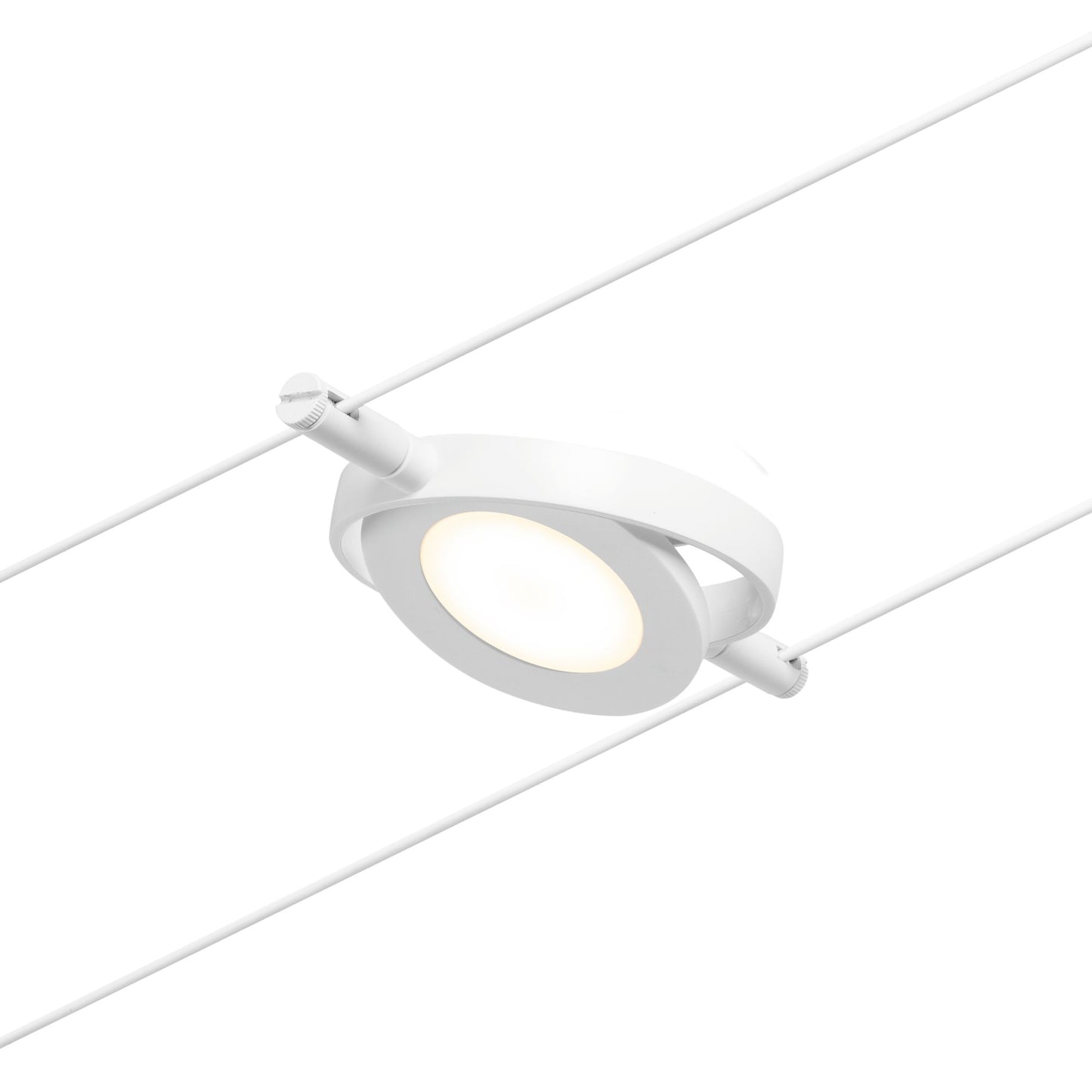 Paulmann Seilsystem Spot RoundMac Weiß#Chrom max. 1x4,5W ohne Leuchtmittel DC