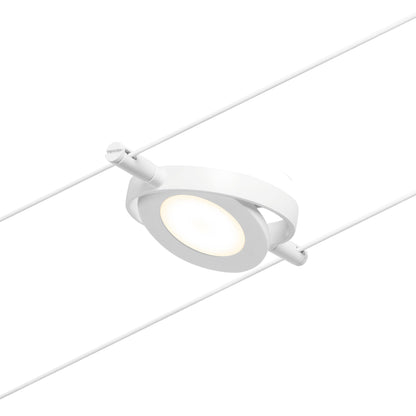 Paulmann Seilsystem Spot RoundMac Weiß#Chrom max. 1x4,5W ohne Leuchtmittel DC