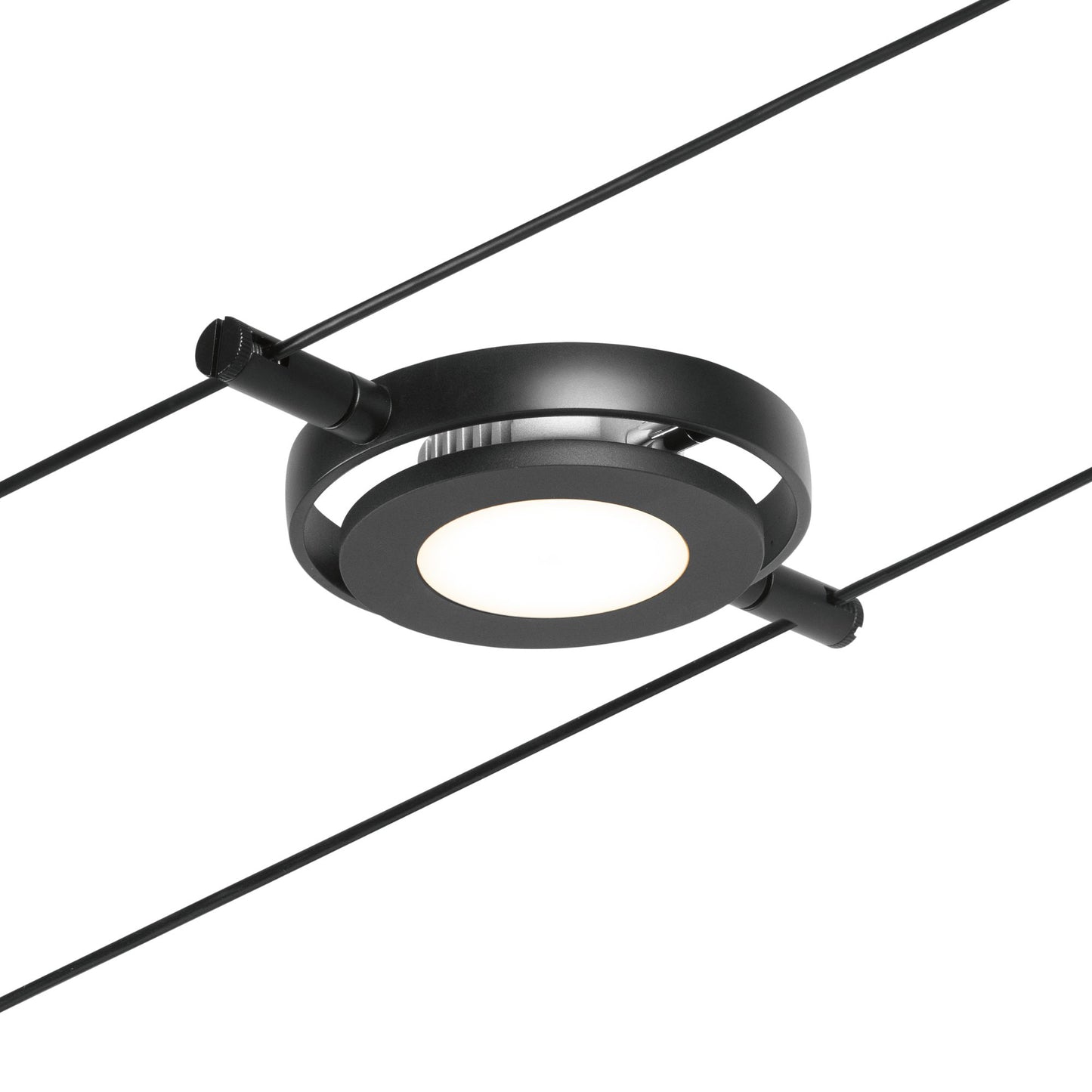 Paulmann Seilsystem Set RoundMac Schwarz matt#Chrom max. 5x4,5W
