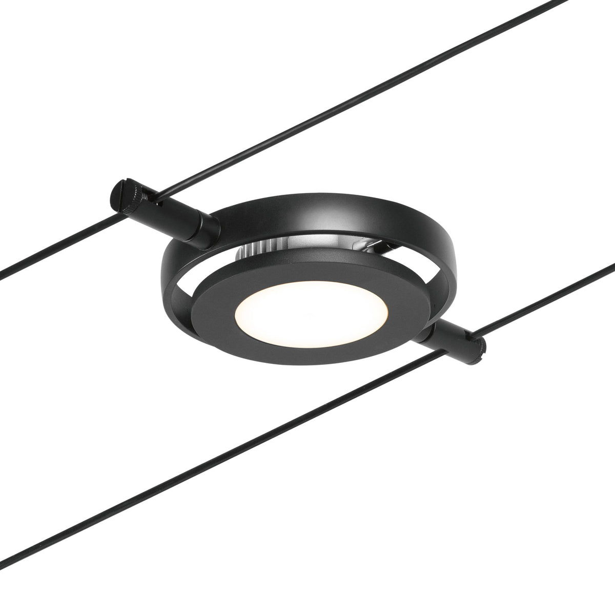 Paulmann Seilsystem Set RoundMac Schwarz matt#Chrom max. 5x4,5W
