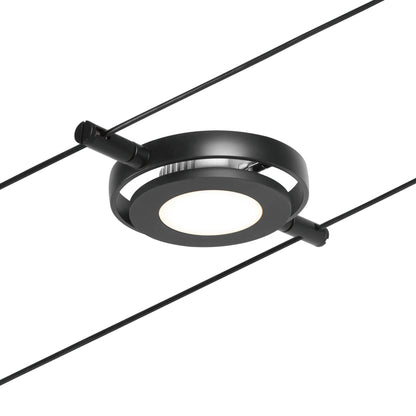 Paulmann Seilsystem Set RoundMac Schwarz matt#Chrom max. 5x4,5W