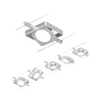 Paulmann Seilsystem MacLED Chrom matt#Chrom 5x4,5W  3.000K DC 60VA 5 Spots