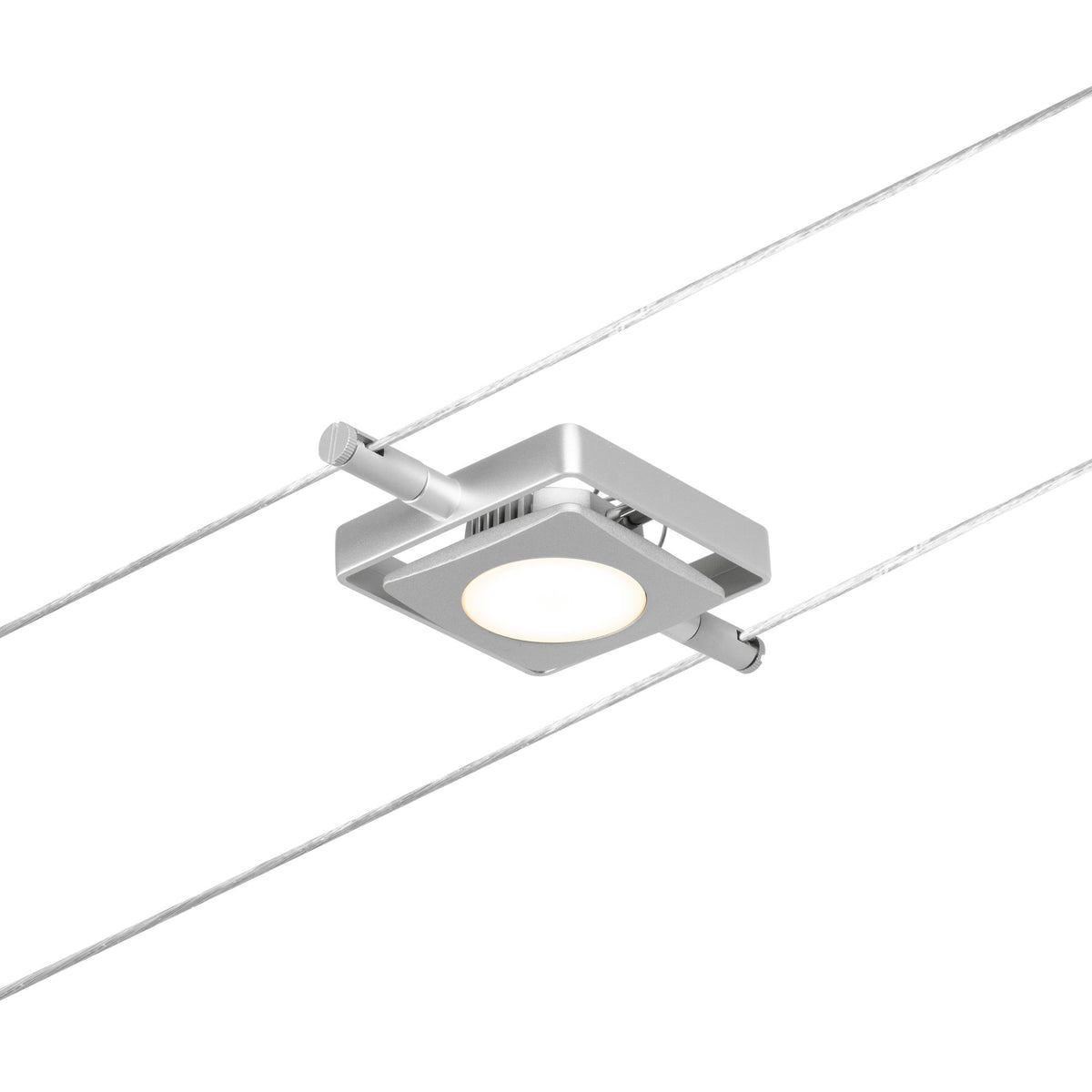 Paulmann Seilsystem MacLED Chrom matt#Chrom 5x4,5W  3.000K DC 60VA 5 Spots