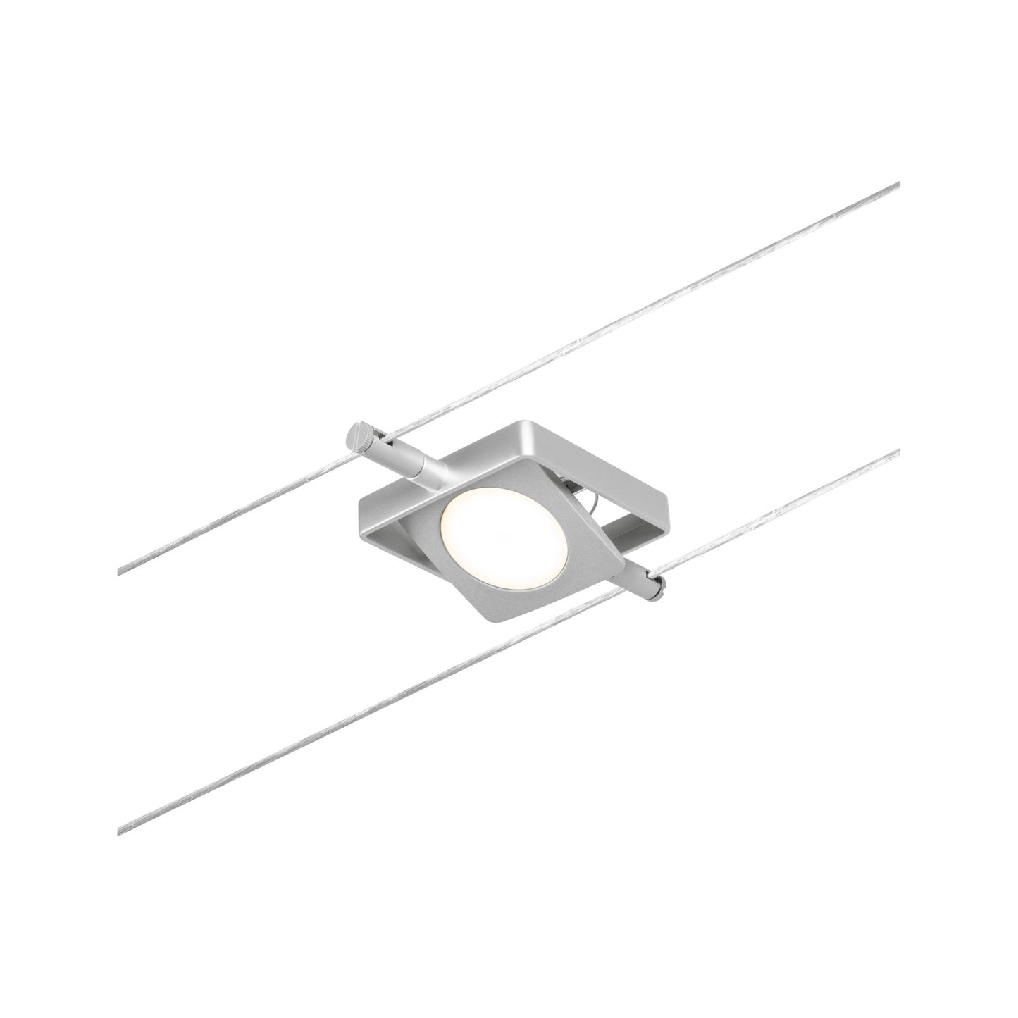 Paulmann Seilsystem MacLED Chrom matt#Chrom 5x4,5W  3.000K DC 60VA 5 Spots