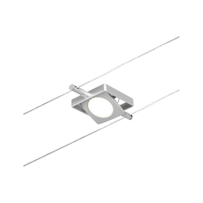 Paulmann Seilsystem MacLED Chrom matt#Chrom 5x4,5W  3.000K DC 60VA 5 Spots