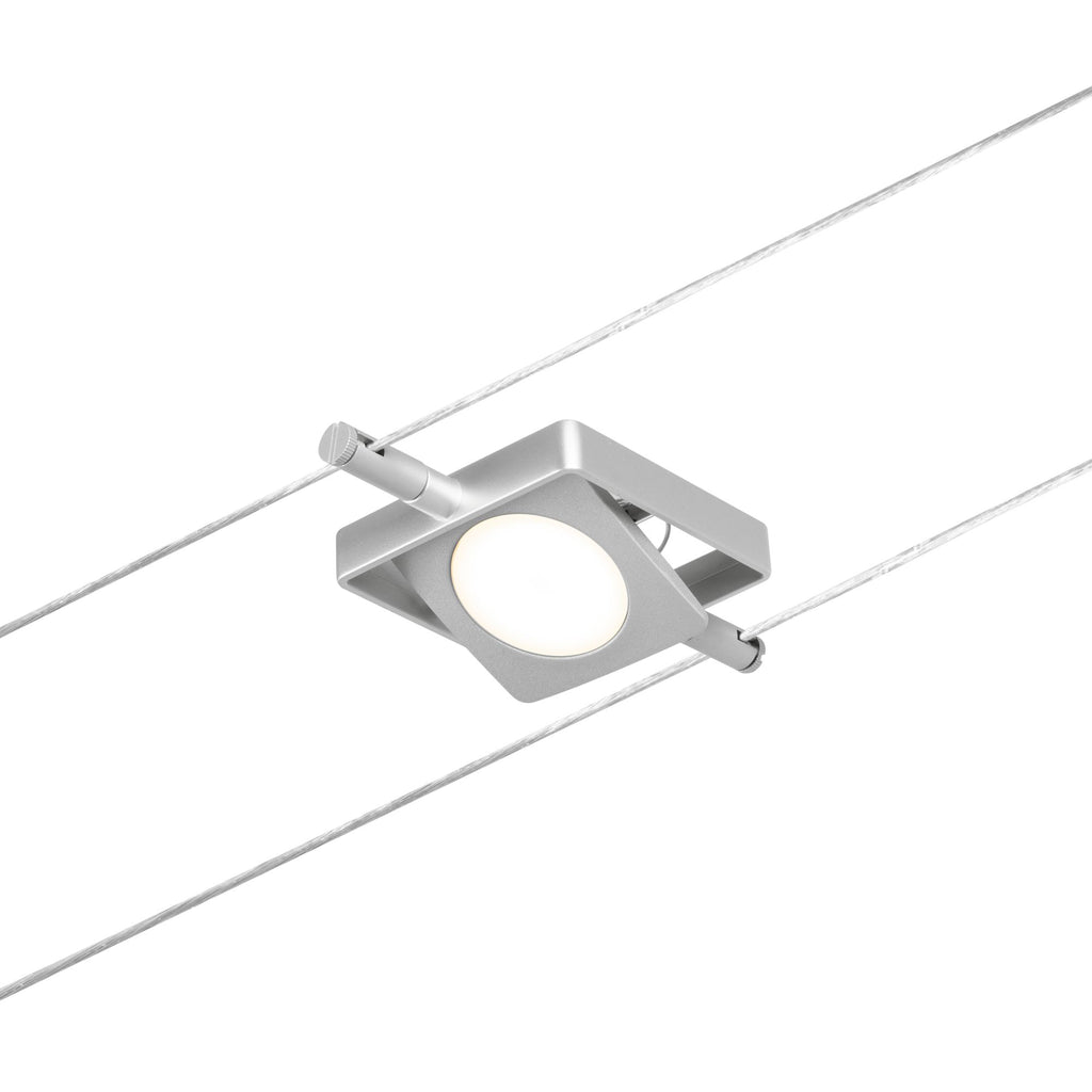 Paulmann Seilsystem MacLED Chrom matt#Chrom 1x4,5W  3.000K DC 60VA