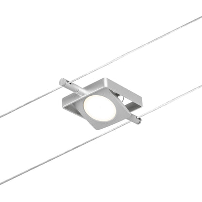 Paulmann Seilsystem MacLED Chrom matt#Chrom 1x4,5W  3.000K DC 60VA