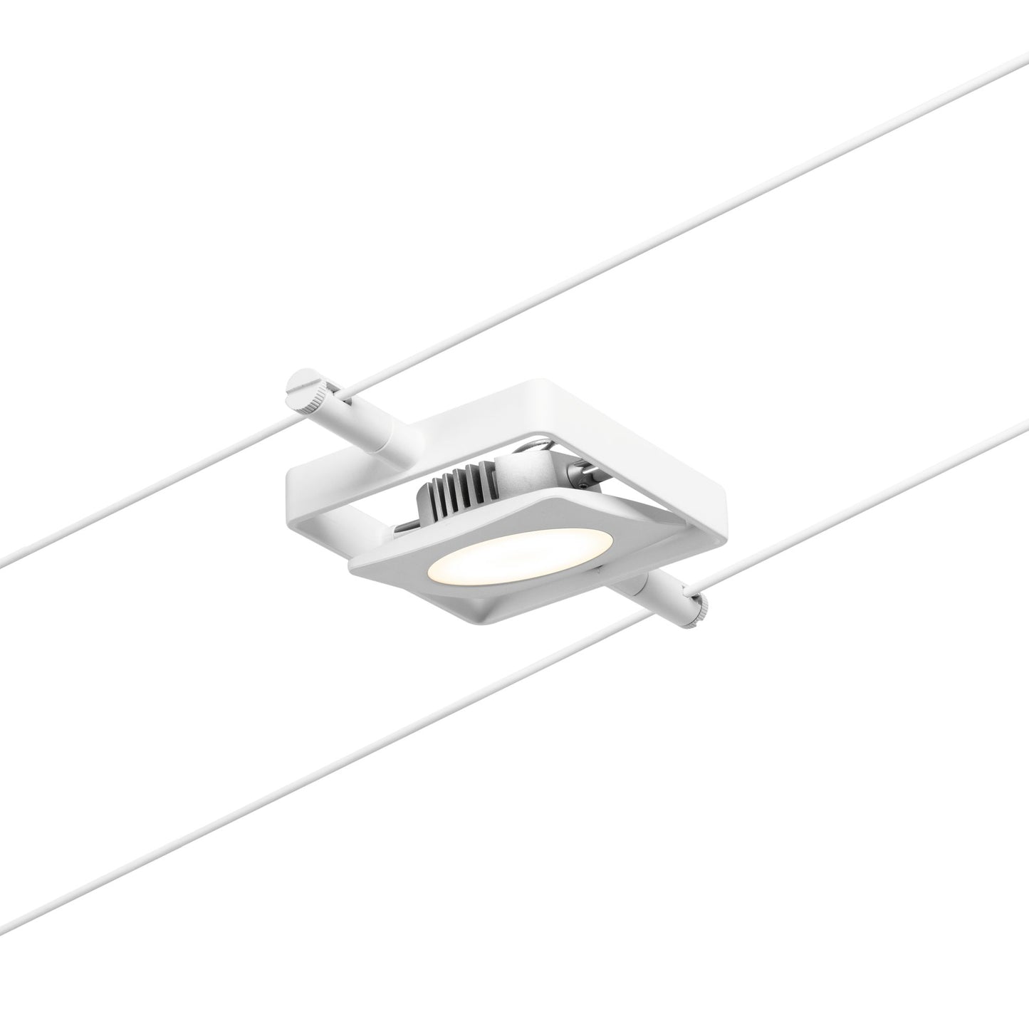 Paulmann Seilsystem Set MacLED Weiß,Chrom 5x4,5W  3.000 DC 60VA 5 Spots