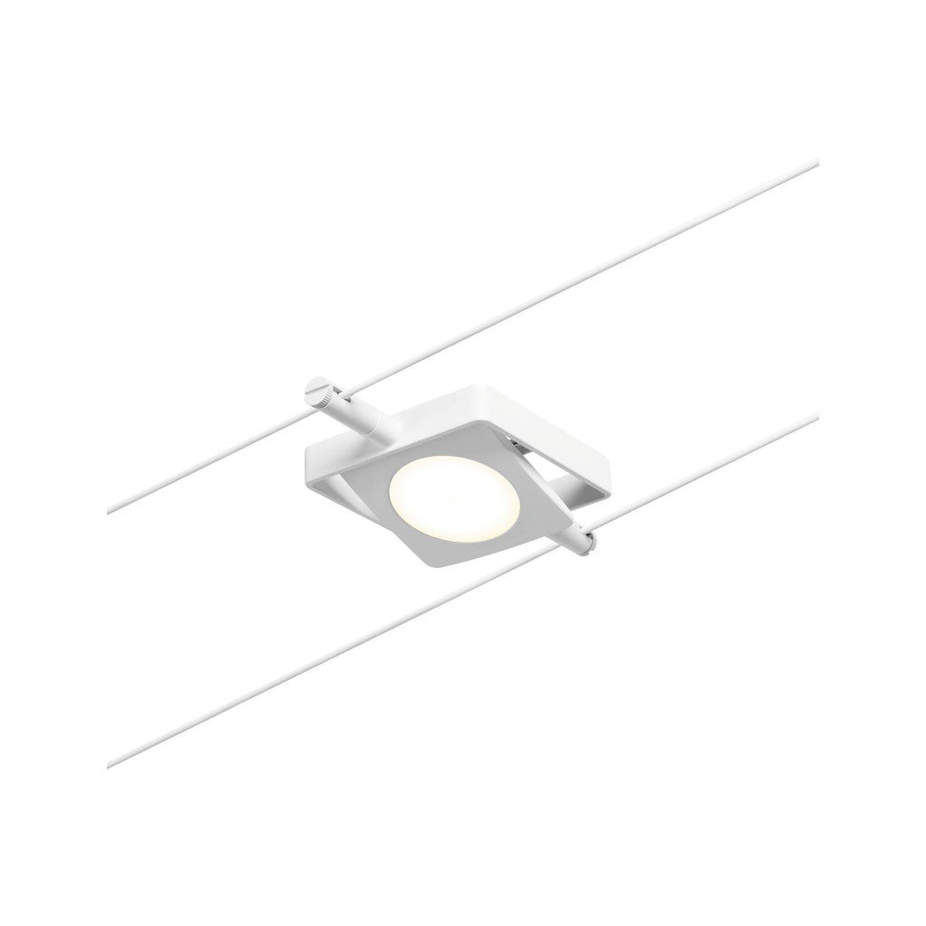 Paulmann Seilsystem Set MacLED Weiß,Chrom 5x4,5W  3.000 DC 60VA 5 Spots
