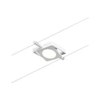Paulmann Seilsystem Set MacLED Weiß,Chrom 5x4,5W  3.000 DC 60VA 5 Spots