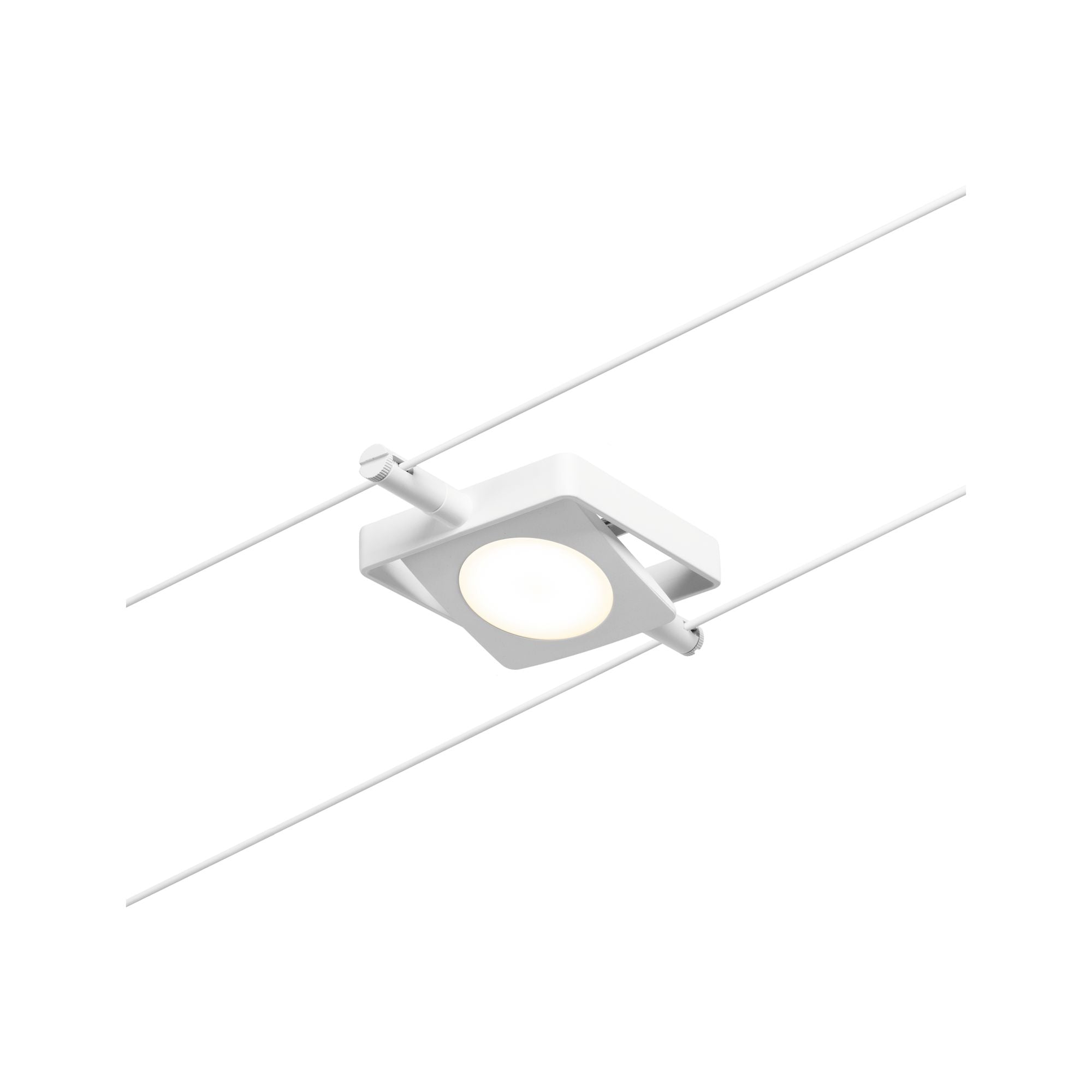 Paulmann Seilsystem Set MacLED Weiß,Chrom 5x4,5W  3.000 DC 60VA 5 Spots