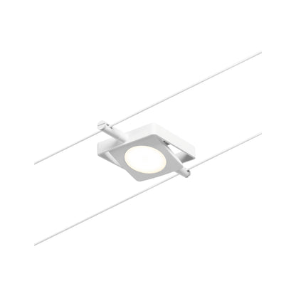 Paulmann Seilsystem Set MacLED Weiß,Chrom 5x4,5W  3.000 DC 60VA 5 Spots