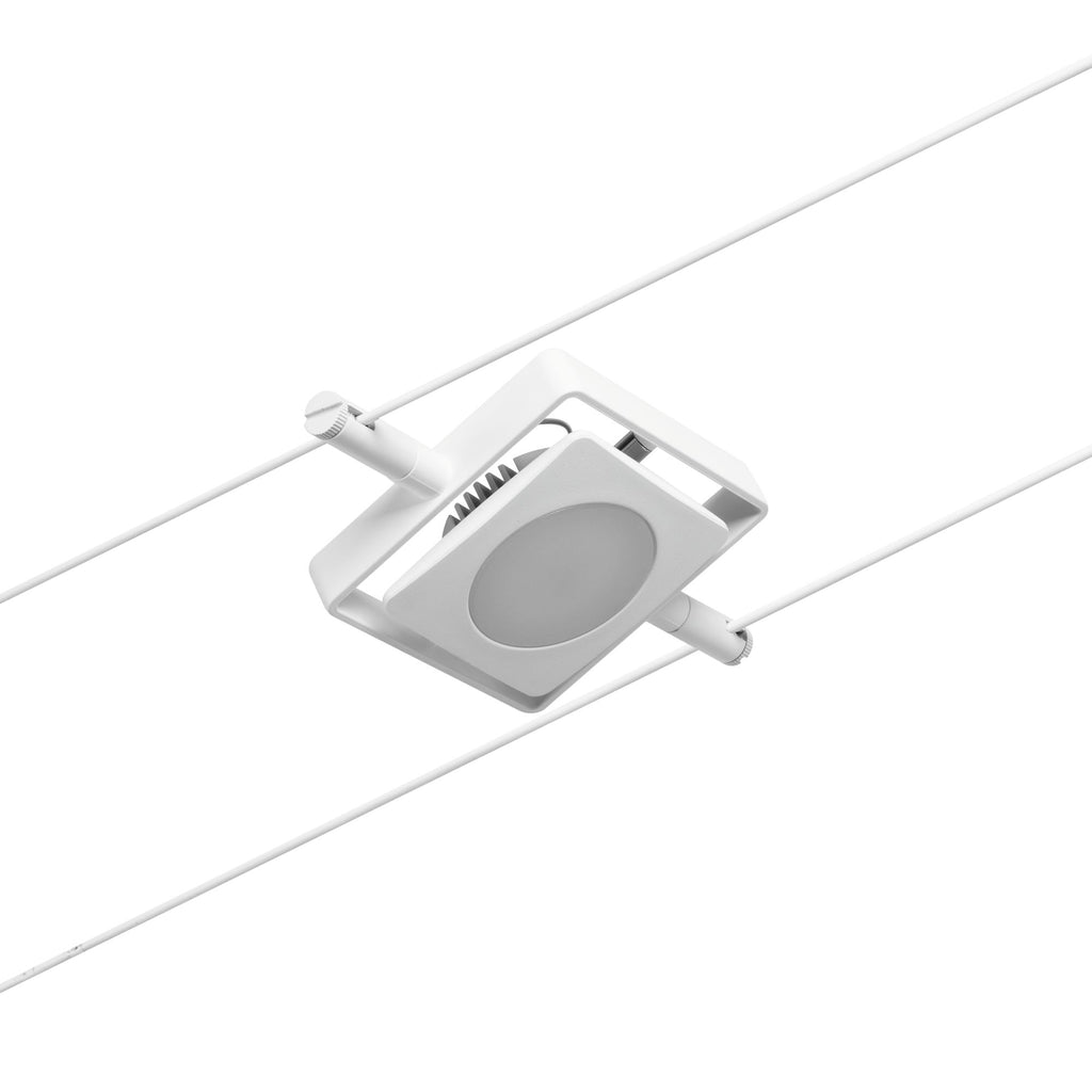 Paulmann Seilsystem MacLED Weiß#Chrom 1x4,5W  3.000K DC 60VA
